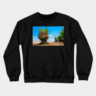 Hopewell Rocks, New Brunswick Canada Crewneck Sweatshirt